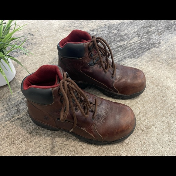 Wolverine Men’s Heavy Duty Strong Brown Boots - Picture 6 of 12